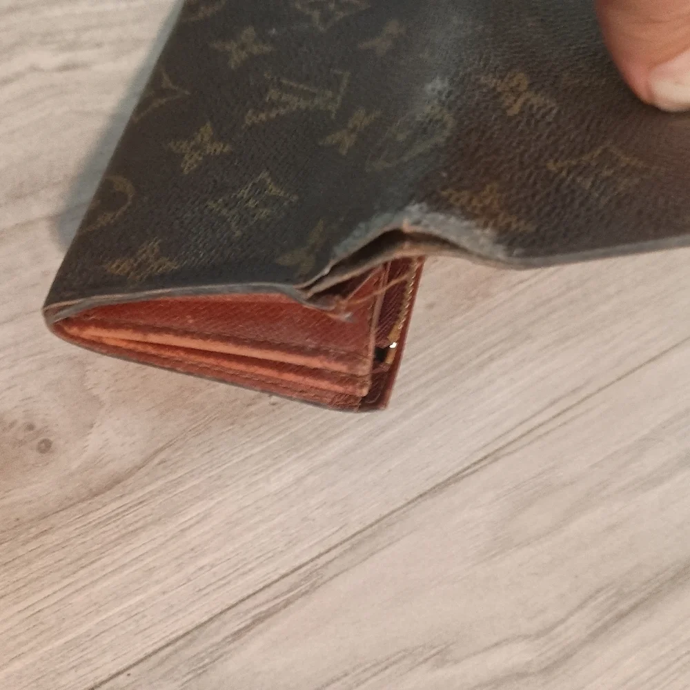Authentic Louis Vuitton Monogram Canvas Wallet - Brown